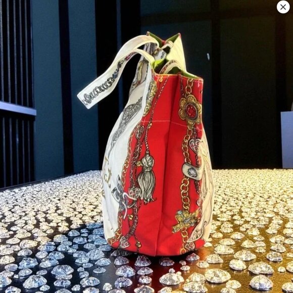 Brighton All That Glitters Merry & Brighton Tote Bag EUC Holiday Christmas Tote - Picture 5 of 9